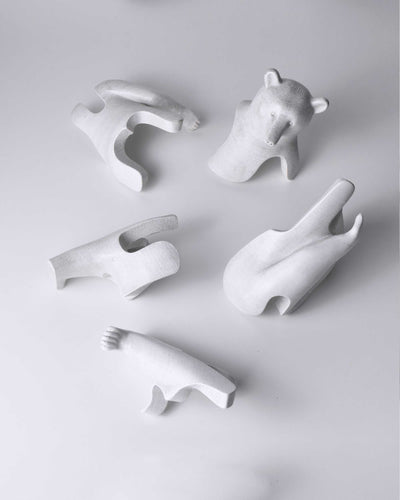 Locknesters Bear small, white