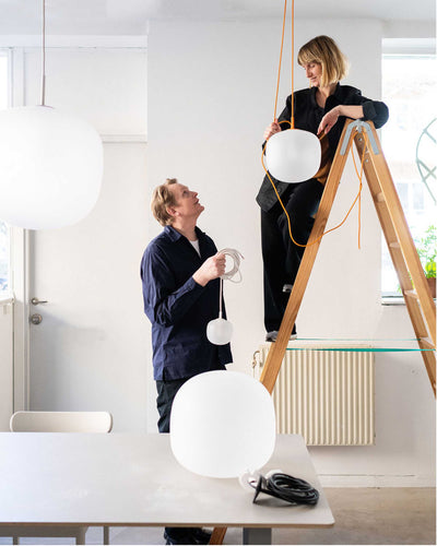 Muuto Rime pendant lamp, grey (Ø25cm)