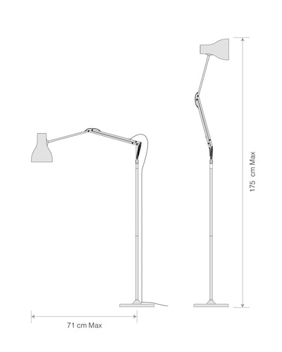Anglepoise + Paul Smith Type 75™ floor lamp, edition 1