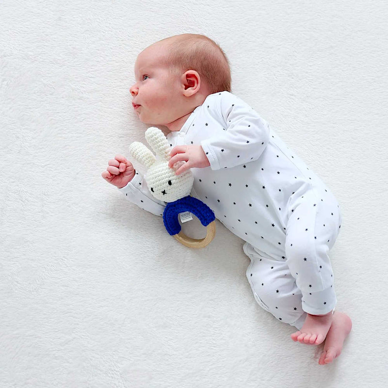 Just Dutch Miffy Rattle & Teether, Pink