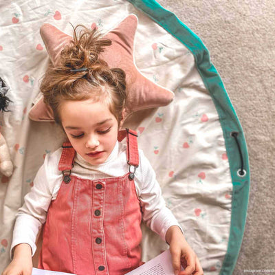 Play&Go PRINTED playmat and bag, cherry love (ø140cm)