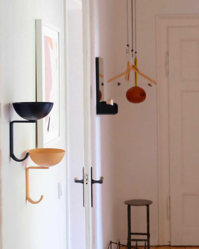 Northern Nest Wall Hook , Black