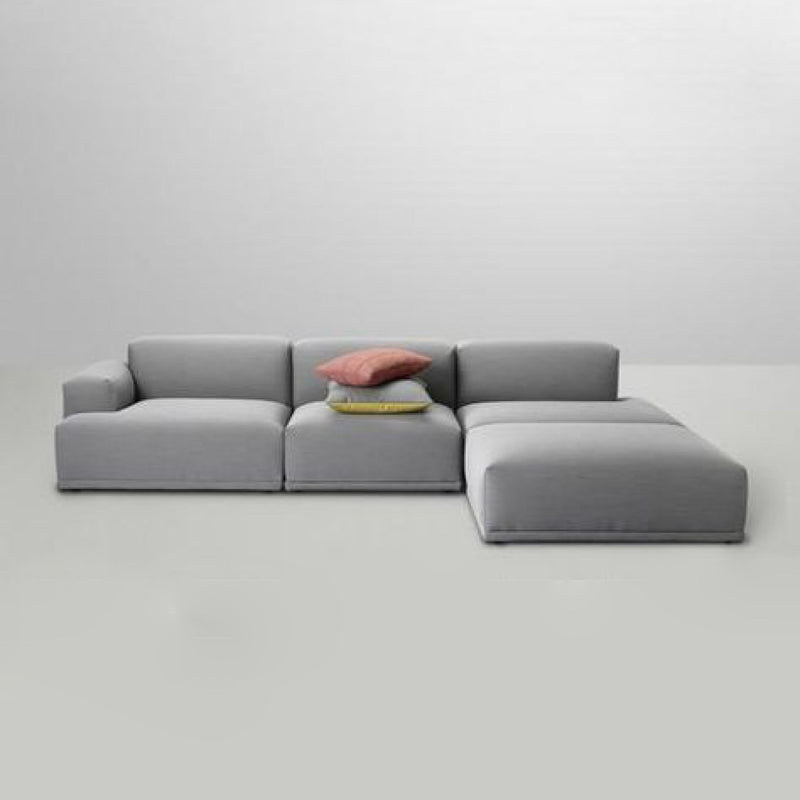 Muuto Connect Sofa 3-Seater Sofa w. chaise longue, Fiord 151