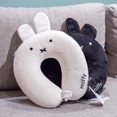 HAPI+TAS© Miffy travel pillow, white