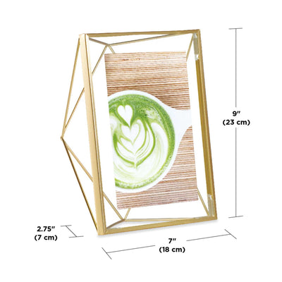Umbra Prisma Photo Frame 5x7" , Matt Brass