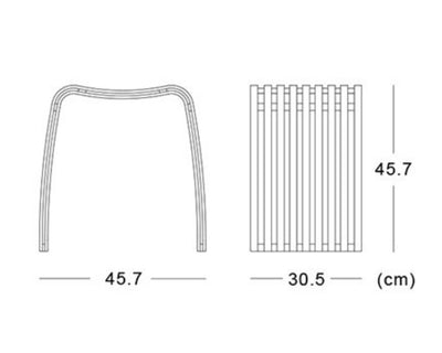 Gudee Colin stool, natural