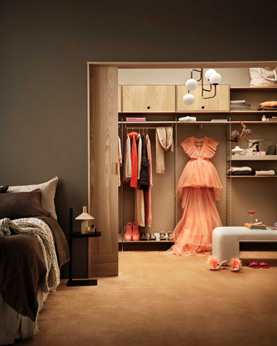 String Shelving Kitchen Bundle N, oak/white