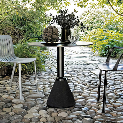 Magis Table One Bistro, black/black/black (ø79cm)