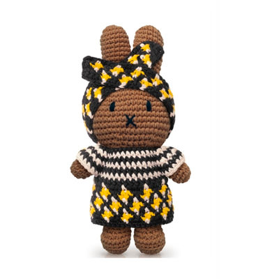 Just Dutch Melanie crochet, afro outfit (25cm)
