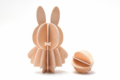 Lovi DIY Wooden Card . Miffy & Ball