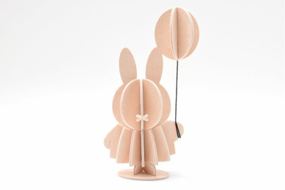 Lovi DIY Wooden Card . Miffy & Balloon