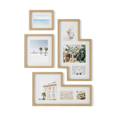 Umbra Mingle Gallery Frames Set-of-4 , Natural