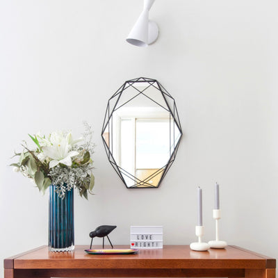 Umbra Prisma wall mirror, black