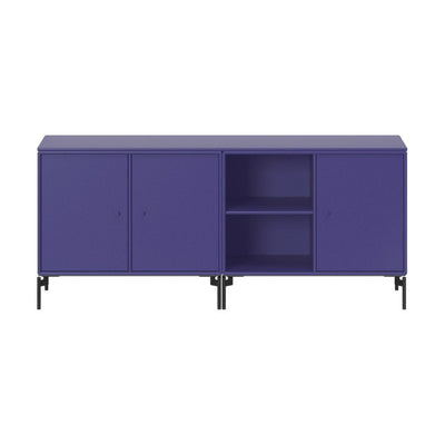 Montana Save sideboard with legs, 3 unit with door, 1 open-shelf