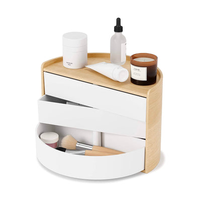 Umbra Moona Storage Box , White/Natural