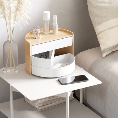 Umbra Moona Storage Box , White/Natural