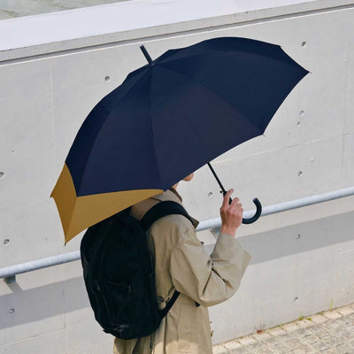 Wpc. Back Protect umbrella, navy/camel