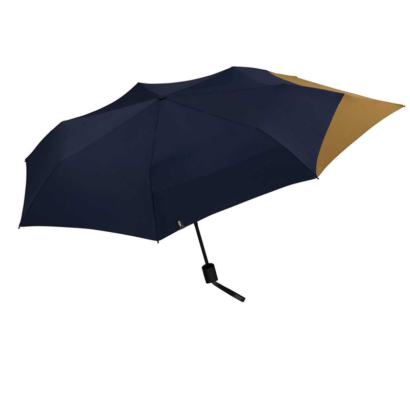 Wpc. Back Protect Mini umbrella, navy/camel
