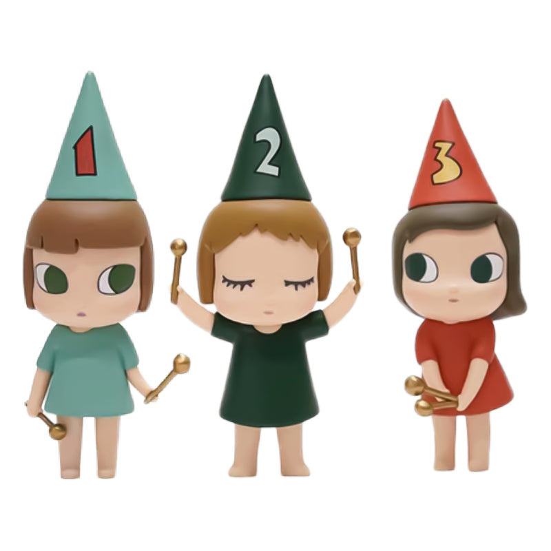 Yoshitomo Nara '123 Drumming Girls' Figures Set of 3