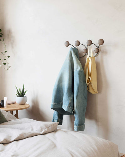 Umbra Dotsy 7 Hook, black/walnut