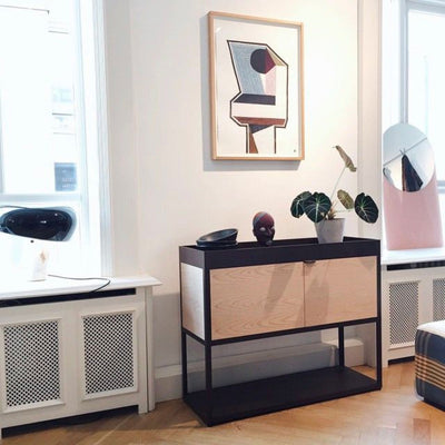 HAY New Order shelf with door 100cm