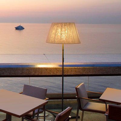 Marset TXL floor lamp, beige (outdoor)