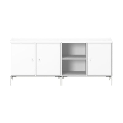 Montana Save sideboard with legs, 3 unit with door, 1 open-shelf