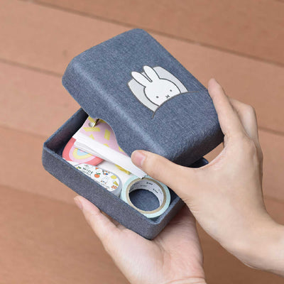 PUPU FELT Miffy storage box, navy