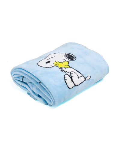 Kanguru Plaid Blanket, Snoopy Blue (130x170 cm)
