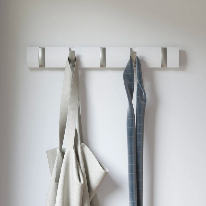 Umbra Flip 5 wall hook, white