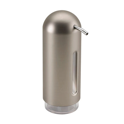 Umbra Penguin soap pump, nickel