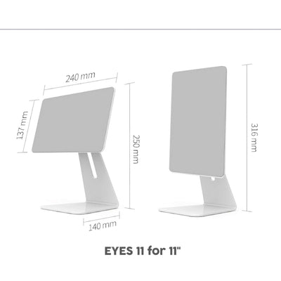 POUT EYES11 Magnetic Stand for iPad 11, silver/blue