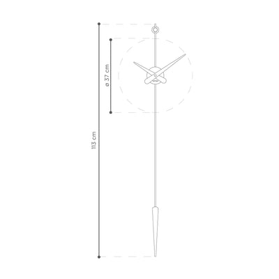 Nomon Punto y coma Wall Clock