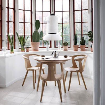 &Tradition SK3 In Between Round Table Φ90 , White Oil