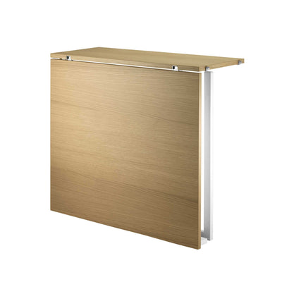 String Folding Table, oak/white