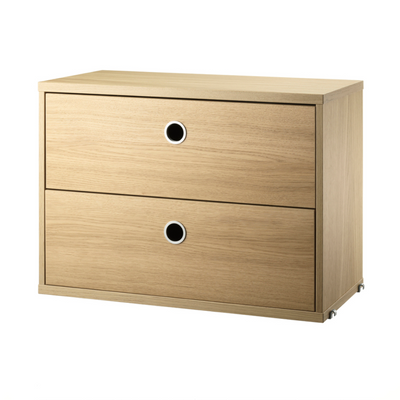 String 2-Drawers Chest 58x30cm