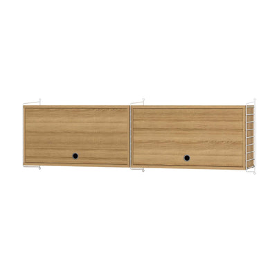 String Shelving Kitchen Bundle N, oak/white