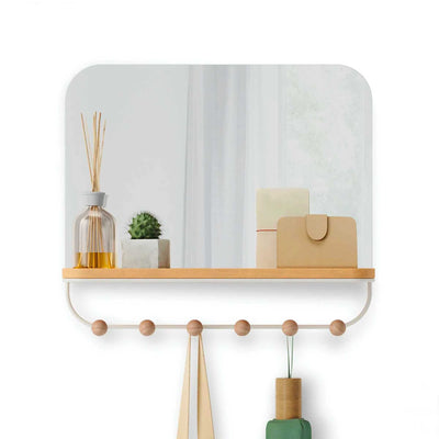 Umbra Estique wall mirror with hooks