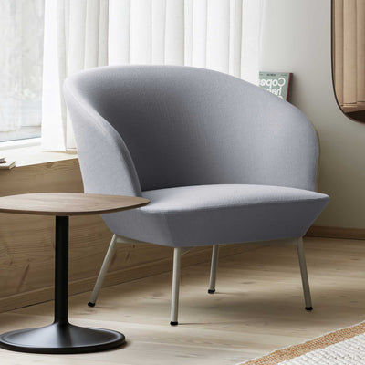 Muuto Oslo Lounge Chair Tube Base, vidar 146/grey