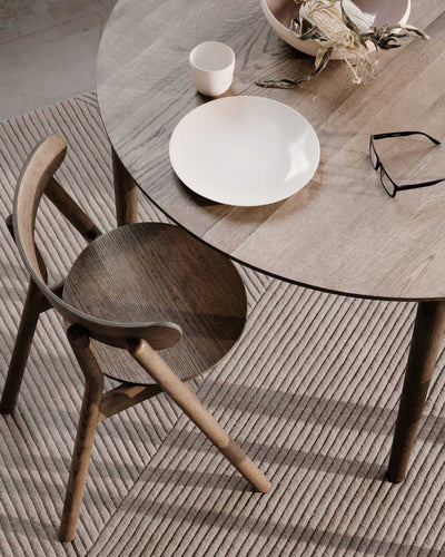 Northern Oaki dining chair, smoked oak