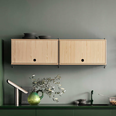 String Shelving Kitchen Bundle N, oak/white