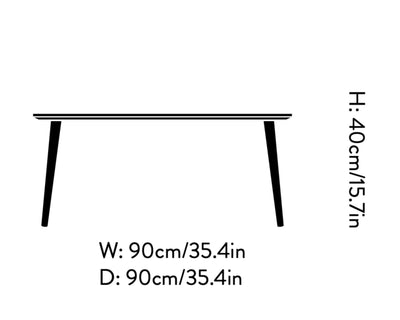 &Tradition SK23 In Between Coffee Table, oiled oak