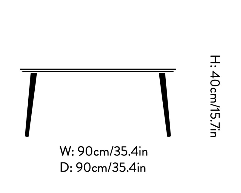 &Tradition SK23 In Between Coffee Table, oiled oak
