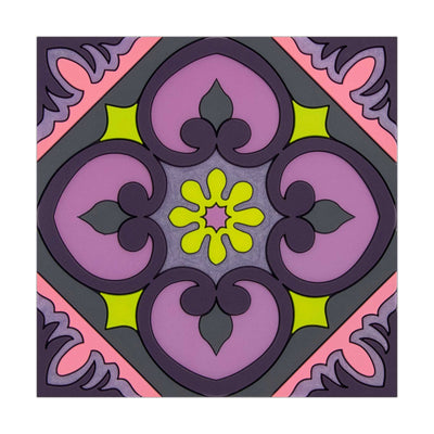 Images d'Orient Silicone Trivet, sejjadeh orchid (18x18 cm)