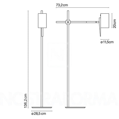 Marset Scantling P73 Floor Lamp
