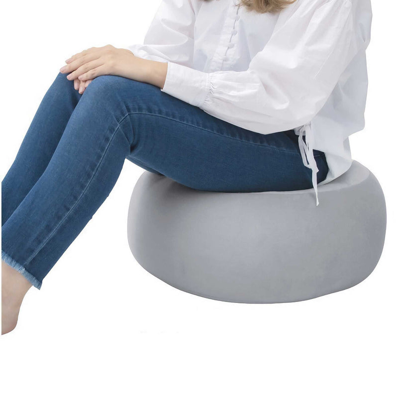 LivHeart Fit floor cushion M, pale grey