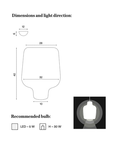 Northern Say My Name pendant lamp, smoked grey glossy