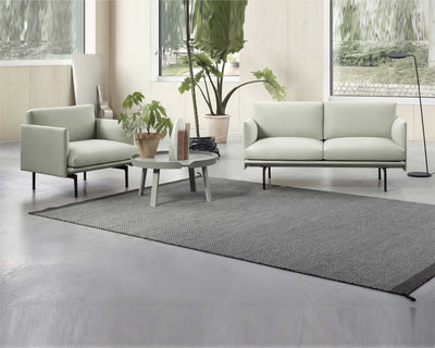 Muuto Ply rug, dark grey