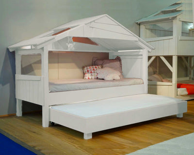 Mathy By Bols STAR Treehouse pull-out bed, pearl grey