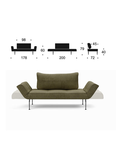 Innovation Living Zeal Daybed , 316 cordufine pine green